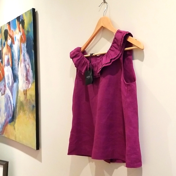 Gorgeous Hobbs London Linen Top. one of Kate Middletons favorite brands - Picture 1 of 6